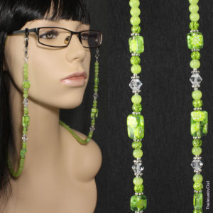 444-1-Apple Green Eyeglass Chain