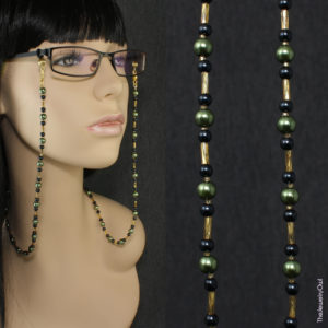 G171.1-Jade and Gold Eyeglasses Holder
